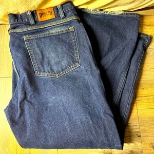 Duluth Trading Company Flex Ballroom Denim Dark Blue Jeans Men's Size 46x30